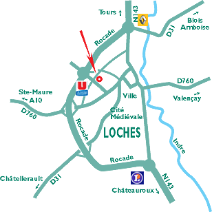 Hotel  loches cit mdivale en touraine